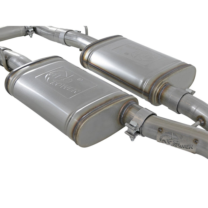 aFe Power Mach Force-Xp 2-1/2 IN 304 Stainless Steel Cat-Back Exhaust System Dodge Charger / Chrysler 300 15-20 V6-3.6L