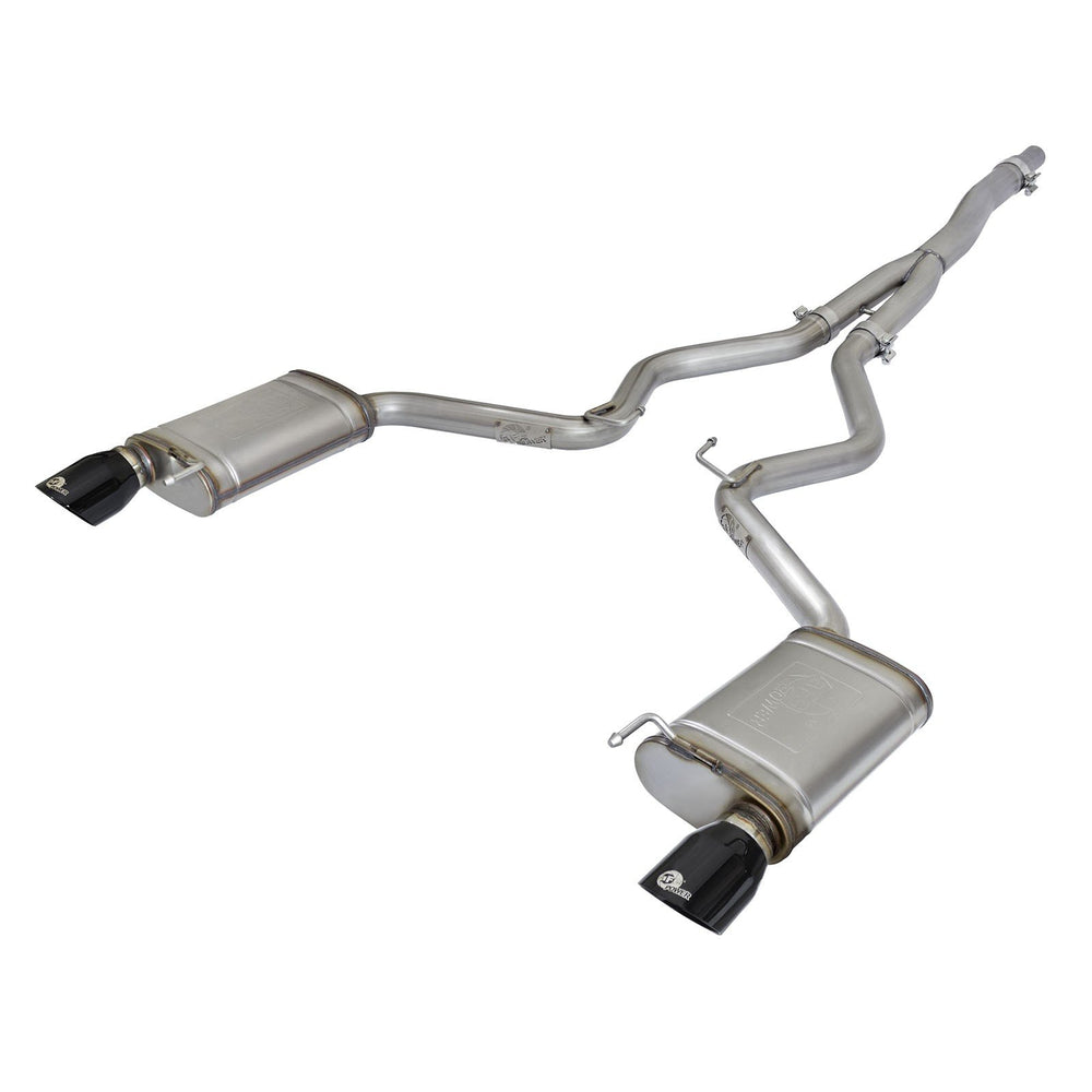 aFe Power Mach Force-Xp 3 IN to 2-1/2 IN Stainless Steel Cat-Back Exhaust Ford Mustang 15-19 L4-2.3L (t)