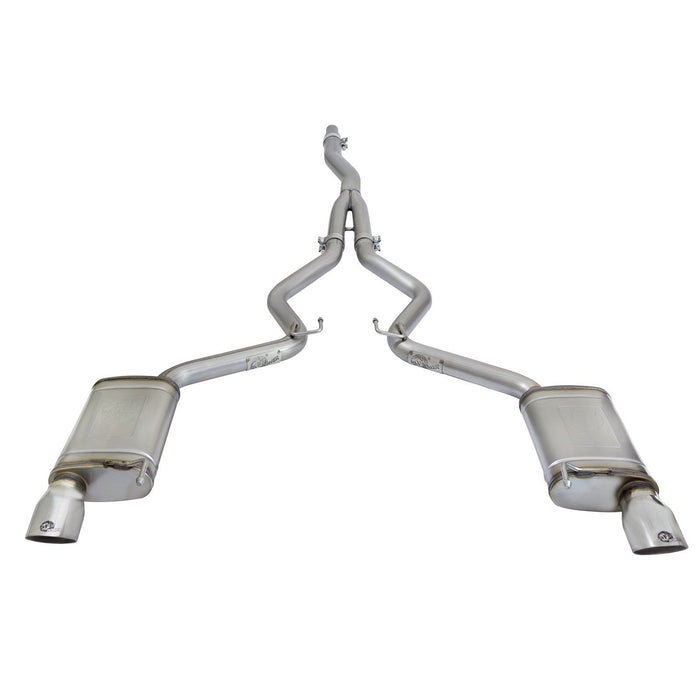 aFe Power Mach Force-Xp 3 IN to 2-1/2 IN Stainless Steel Cat-Back Exhaust Ford Mustang 15-19 L4-2.3L (t)