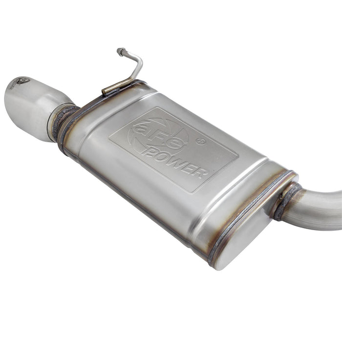 aFe Power Mach Force-Xp 3 IN to 2-1/2 IN Stainless Steel Cat-Back Exhaust Ford Mustang 15-19 L4-2.3L (t)