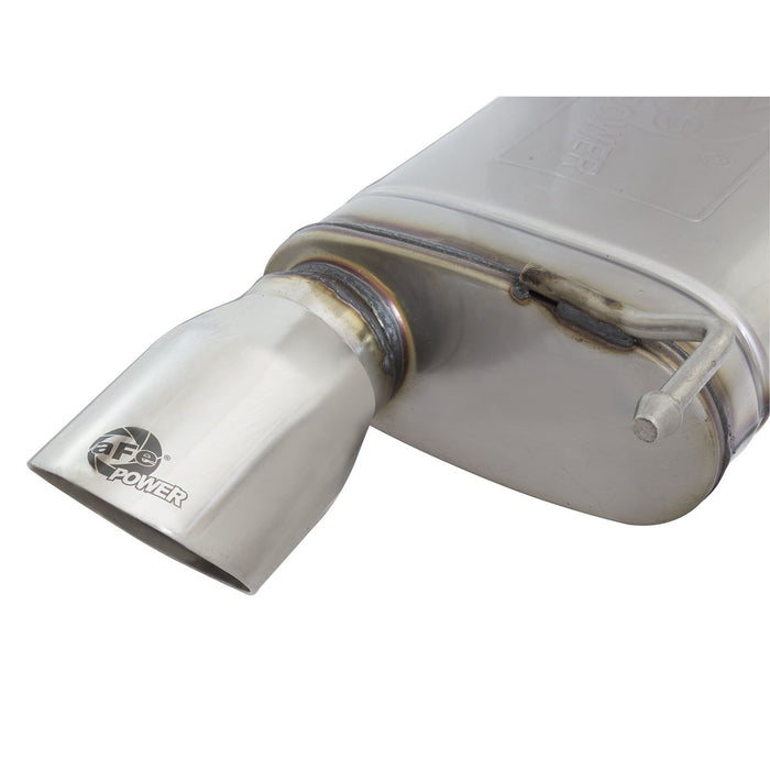 aFe Power Mach Force-Xp 3 IN to 2-1/2 IN Stainless Steel Cat-Back Exhaust Ford Mustang 15-19 L4-2.3L (t)