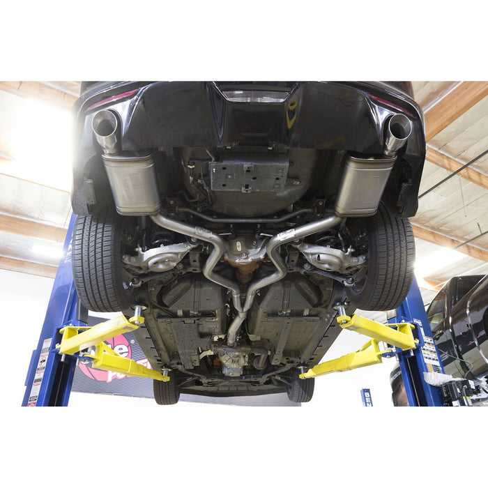 aFe Power Mach Force-Xp 3 IN to 2-1/2 IN Stainless Steel Cat-Back Exhaust Ford Mustang 15-19 L4-2.3L (t)