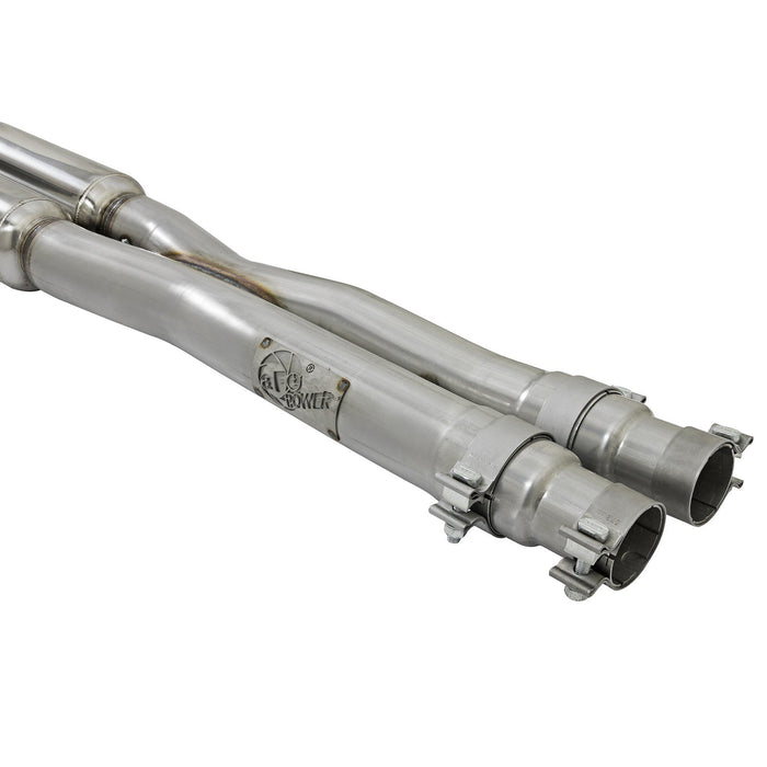aFe Power Mach Force-Xp 304 Stainless Steel Cat-Back Exhaust Ford Mustang 15-17 V8-5.0L/V6-3.7L