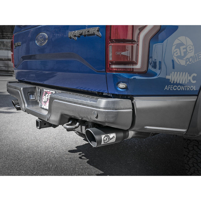 aFe Power Rebel Series Cat-Back Exhaust System Ford F-150 Raptor 17-19 / F-150 Limited V6-3.5L (tt)