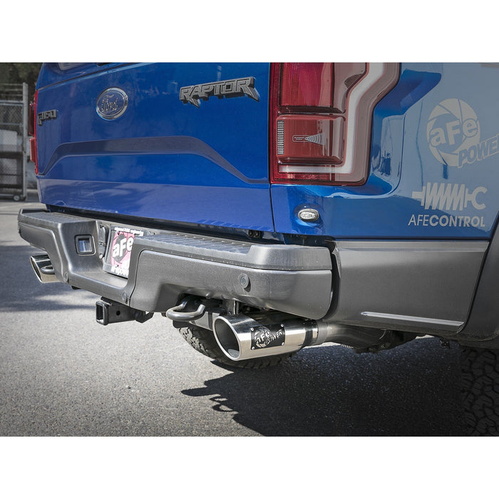 aFe Power Rebel Series Cat-Back Exhaust System Ford F-150 Raptor 17-19 / F-150 Limited V6-3.5L (tt)