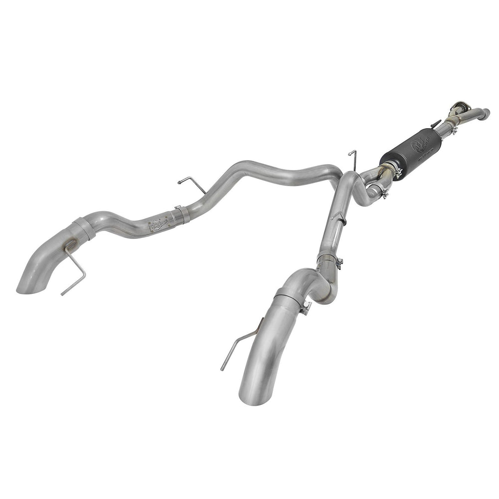 aFe Power Mach Force-Xp 3 IN 304 Stainless Cat-Back Hi-Tuck Exhaust System Ford F-150 Raptor 17-19 / F-150 Limited V6-3.5L (tt)