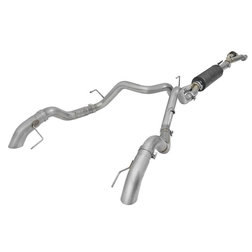 aFe Power Mach Force-Xp 3 IN 304 Stainless Cat-Back Hi-Tuck Exhaust System Ford F-150 Raptor 17-19 / F-150 Limited V6-3.5L (tt)