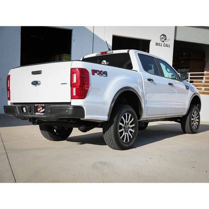 aFe Power Rebel Series 3 IN 304 Stainless Steel Cat-Back Exhaust System Ford Ranger 19-20 L4-2.3L (t)