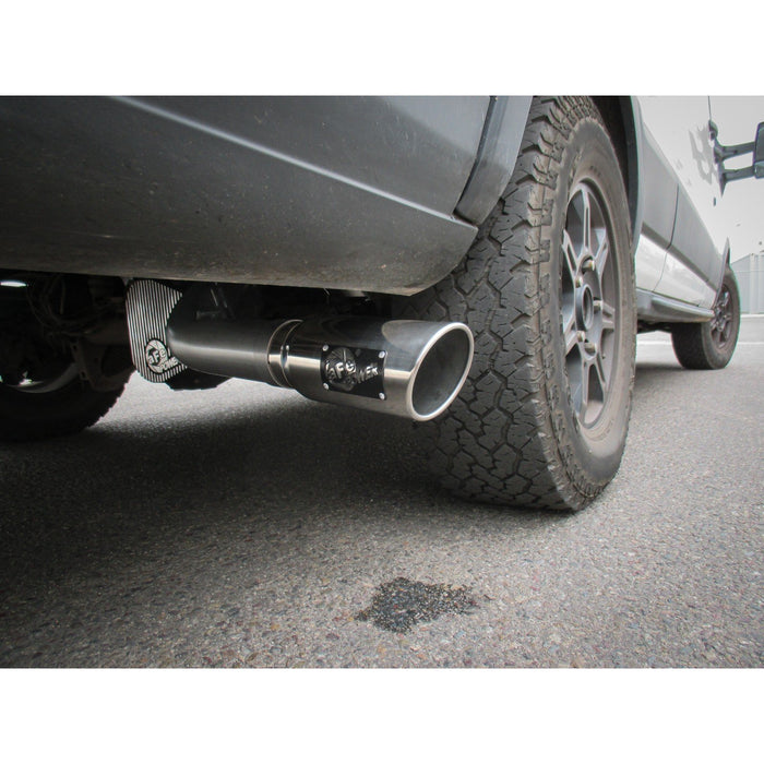 aFe Power Mach Force-Xp 3-1/2 IN 409 Stainless Steel Cat-Back Exhaust System Ford Transit 15-19 V6-3.5L (tt)