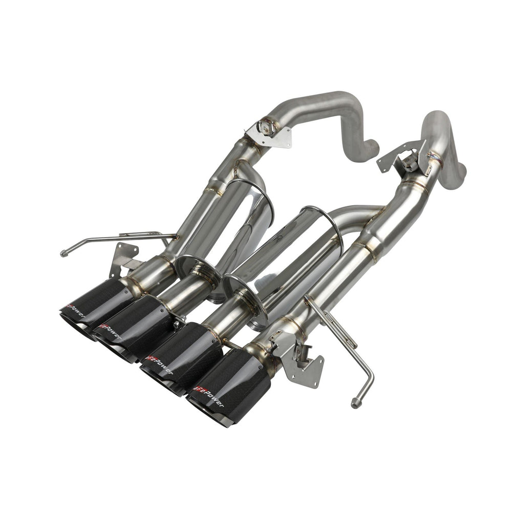 aFe Power Mach Force-Xp 304 Stainless Steel Axle-Back Exhaust System Chevrolet Corvette (C7) 14-19 V8-6.2L LT1