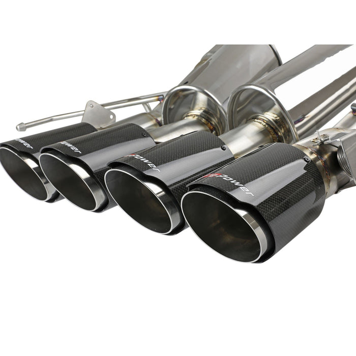 aFe Power Mach Force-Xp 304 Stainless Steel Axle-Back Exhaust System Chevrolet Corvette (C7) 14-19 V8-6.2L LT1