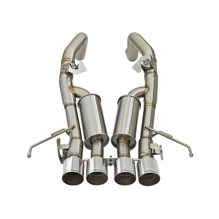 aFe Power Mach Force-Xp 304 Stainless Steel Axle-Back Exhaust System Chevrolet Corvette (C7) 14-19 V8-6.2L LT1