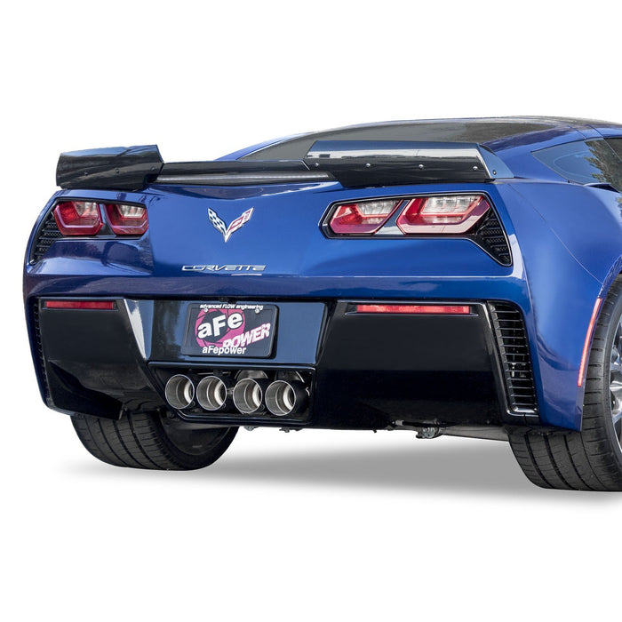 aFe Power Mach Force-Xp 304 Stainless Steel Axle-Back Exhaust System Chevrolet Corvette (C7) 14-19 V8-6.2L LT1