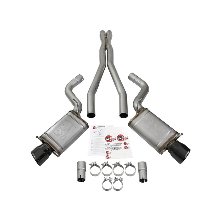 aFe Power Mach Force-Xp 3 IN 304 Stainless Steel Cat-Back Exhaust System Cadillac CTS-V 09-15 V8-6.2L (sc)