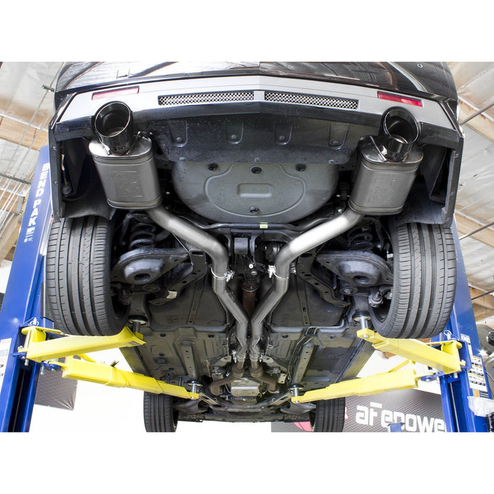 aFe Power Mach Force-Xp 3 IN 304 Stainless Steel Cat-Back Exhaust System Cadillac CTS-V 09-15 V8-6.2L (sc)
