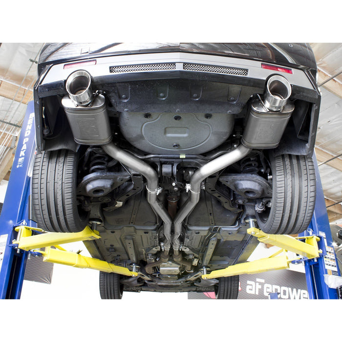 aFe Power Mach Force-Xp 3 IN 304 Stainless Steel Cat-Back Exhaust System Cadillac CTS-V 09-15 V8-6.2L (sc)
