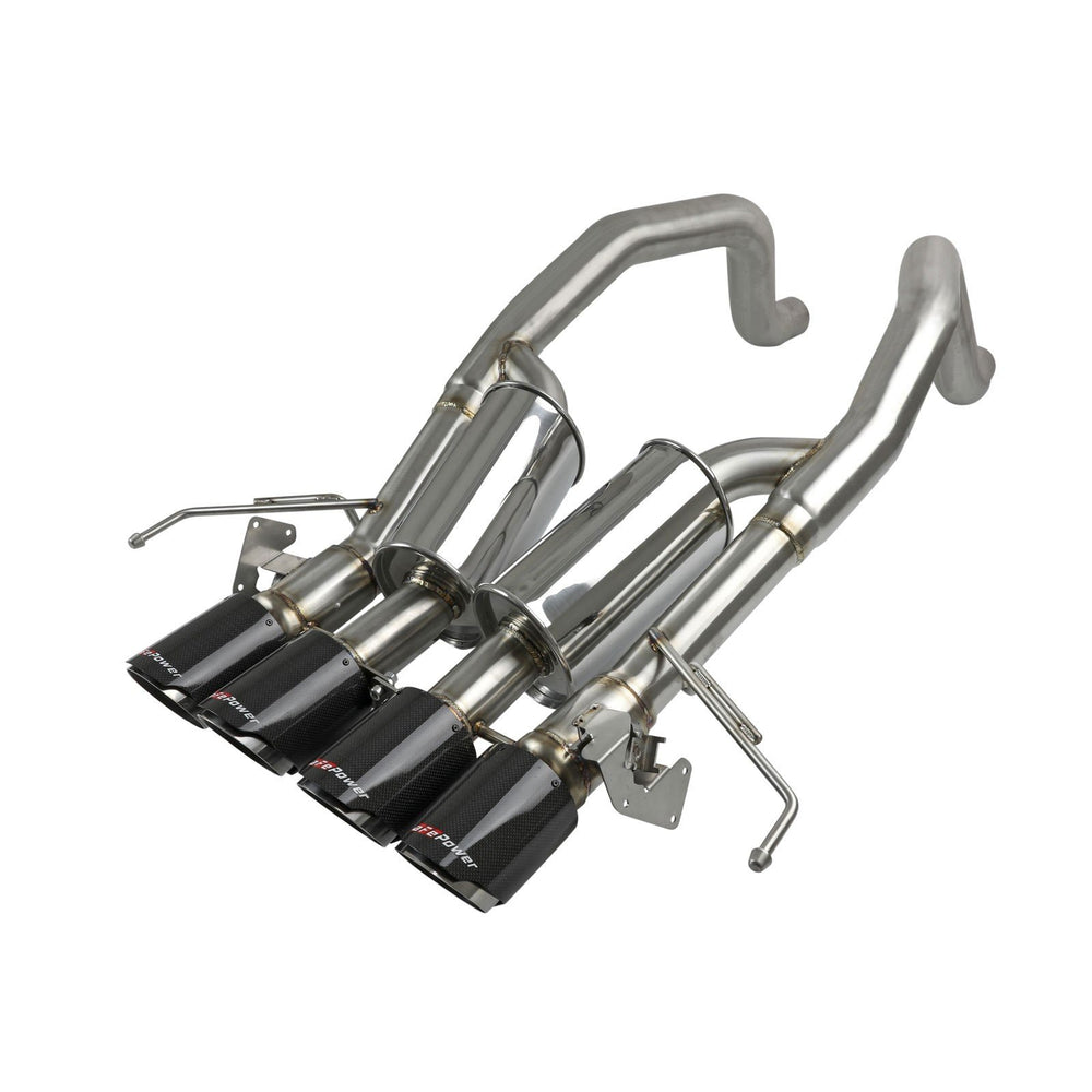 aFe Power Mach Force-Xp 304 Stainless Steel Axle-Back Exhaust System Chevrolet Corvette Z06 (C7) 15-19 V8-6.2L (sc)