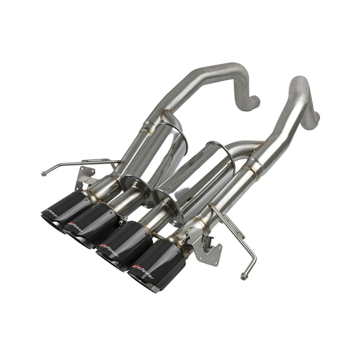 aFe Power Mach Force-Xp 304 Stainless Steel Axle-Back Exhaust System Chevrolet Corvette Z06 (C7) 15-19 V8-6.2L (sc)
