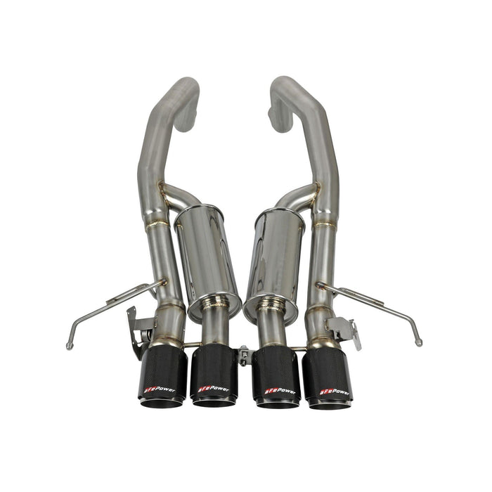 aFe Power Mach Force-Xp 304 Stainless Steel Axle-Back Exhaust System Chevrolet Corvette Z06 (C7) 15-19 V8-6.2L (sc)