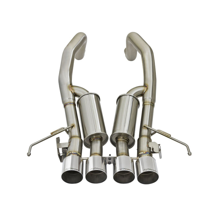 aFe Power Mach Force-Xp 304 Stainless Steel Axle-Back Exhaust System Chevrolet Corvette Z06 (C7) 15-19 V8-6.2L (sc)