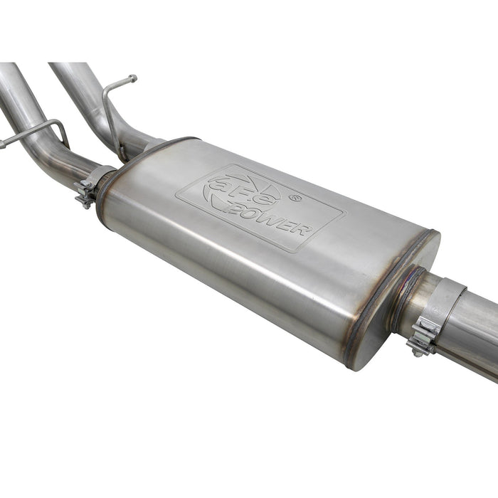 aFe Power Vulcan Series 304 Stainless Steel Cat-Back Exhaust System w/o Tip GM Silverado/Sierra 1500 19-20 V8-6.2L