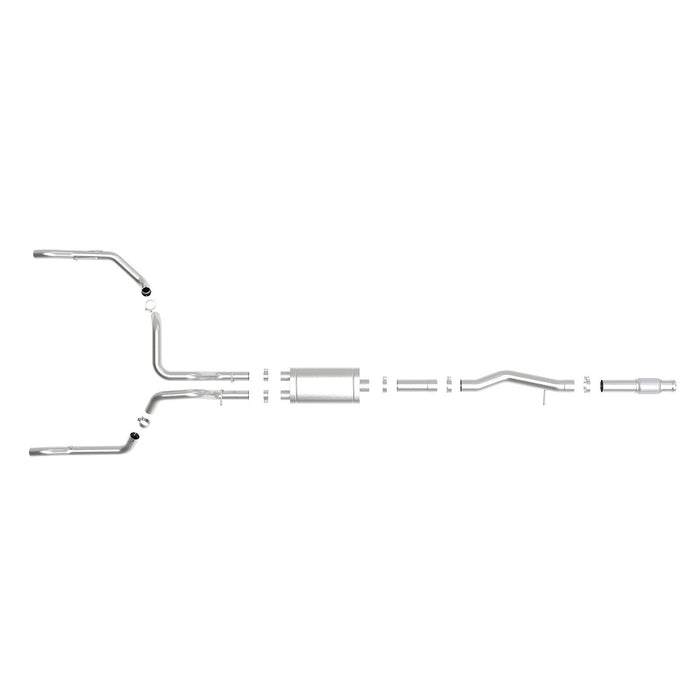 aFe Power Vulcan Series 304 Stainless Steel Cat-Back Exhaust System w/o Tip GM Silverado/Sierra 1500 19-20 V8-6.2L