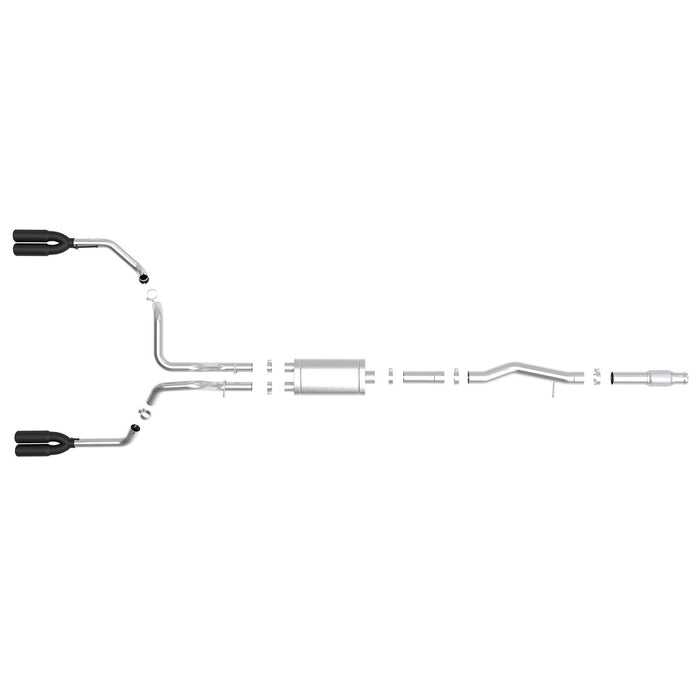 aFe Power Vulcan Series 304 Stainless Steel Cat-Back Exhaust System GM Silverado/Sierra 1500 19-20 V8-6.2L