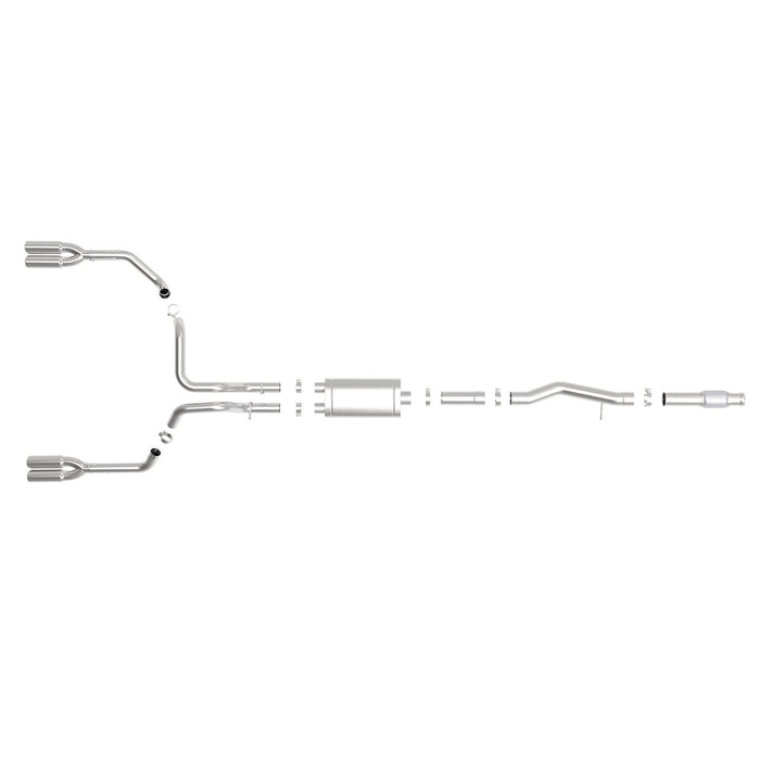 aFe Power Vulcan Series 304 Stainless Steel Cat-Back Exhaust System GM Silverado/Sierra 1500 19-20 V8-6.2L