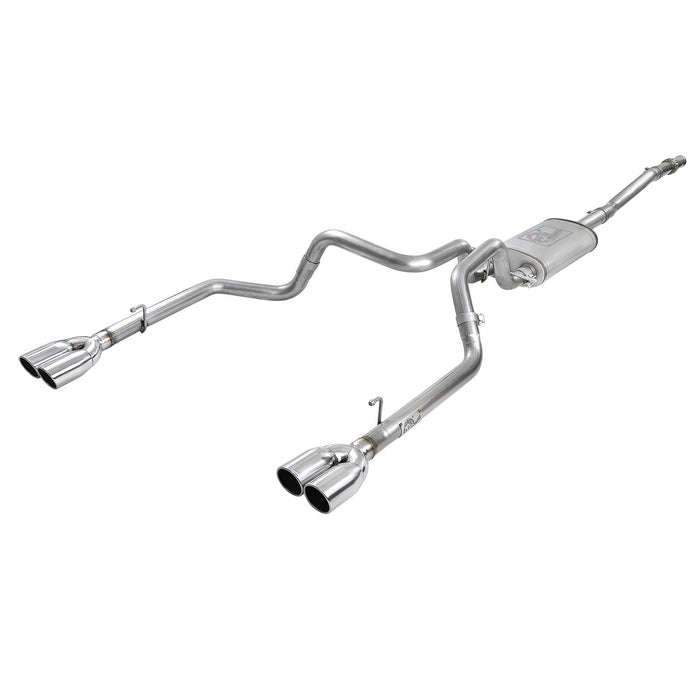 aFe Power Vulcan Series 304 Stainless Steel Cat-Back Exhaust System GM Silverado/Sierra 1500 19-20 V6-4.3L/V8-5.3L