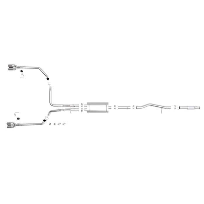 aFe Power Vulcan Series 304 Stainless Steel Cat-Back Exhaust System GM Silverado/Sierra 1500 19-20 V6-4.3L/V8-5.3L