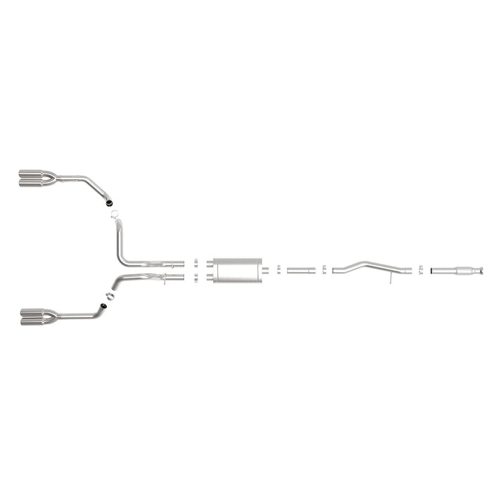 aFe Power Vulcan Series 3 IN 304 Stainless Steel Cat-Back Exhaust System GM Silverado/Sierra 1500 19-20 V8-5.3L