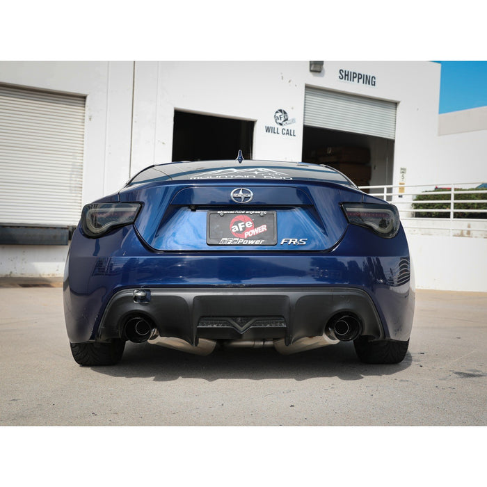 aFe Power Takeda 2-1/2 IN 304 Stainless Steel Cat-Back Exhaust System Toyota 86/FT86/GT86 12-20 / Scion FR-S 13-16 / Subaru BRZ 13-20 H4-2.0L