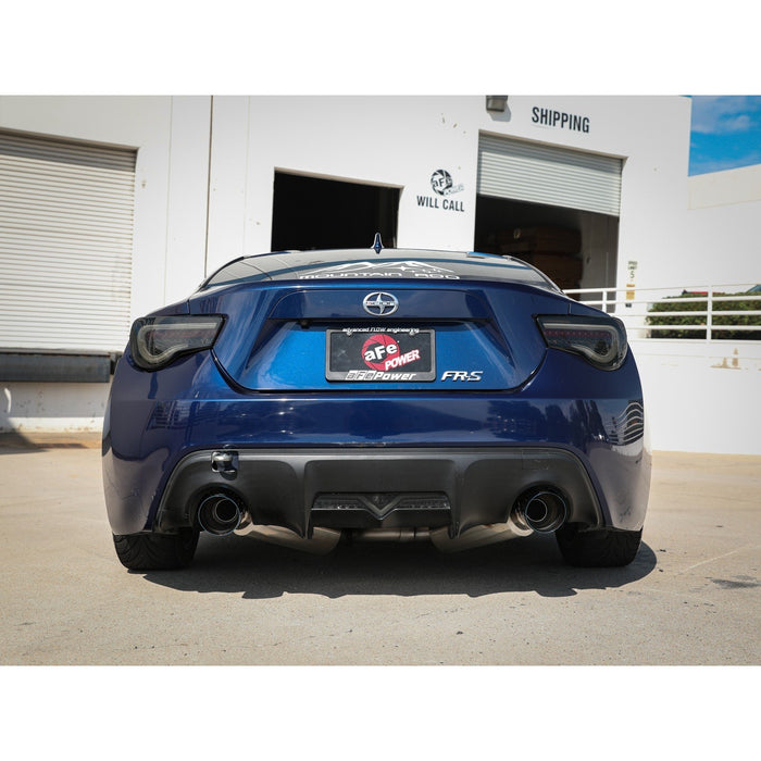 aFe Power Takeda 2-1/2 IN 304 Stainless Steel Cat-Back Exhaust System Toyota 86/FT86/GT86 12-20 / Scion FR-S 13-16 / Subaru BRZ 13-20 H4-2.0L