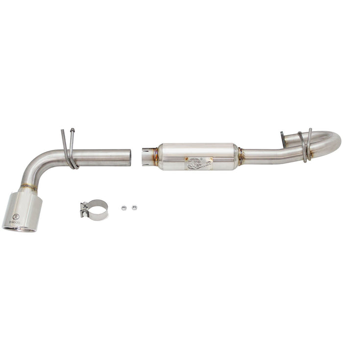 aFe Power Takeda 2-1/4 to 2-1/2in 304 Stainless Steel Axle-Back Exhaust System Scion tC 11-16 L4-2.5L