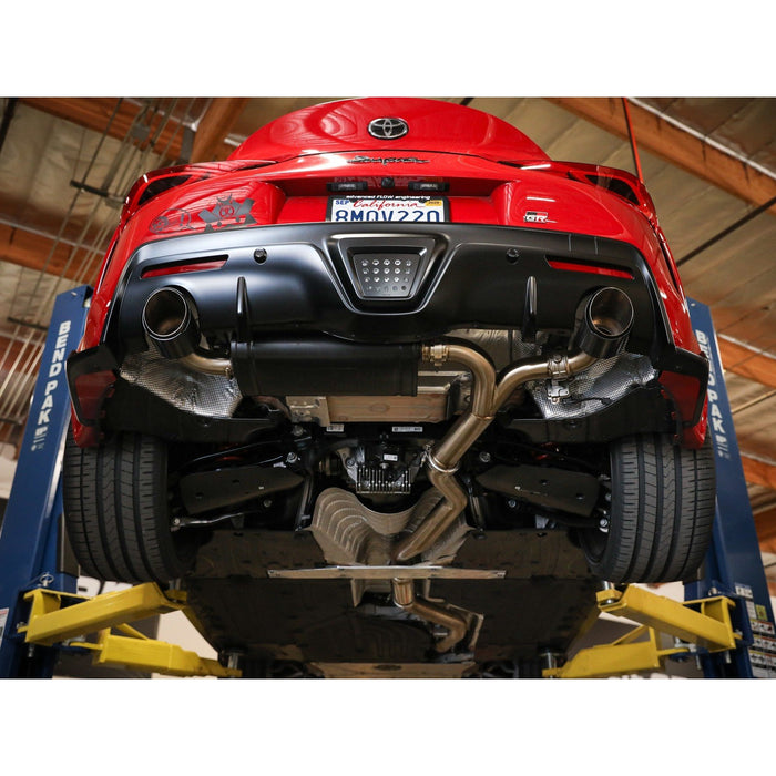 aFe Power Takeda 3 IN to 2-1/2 IN 304 Stainless Steel Cat-Back Exhaust System Toyota Supra (A90) 2020 L6-3.0L (t)