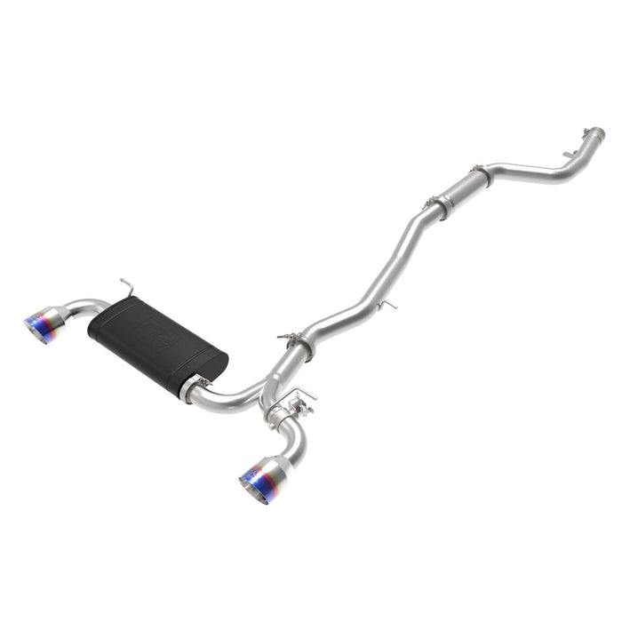 aFe Power Takeda 3 IN to 2-1/2 IN 304 Stainless Steel Cat-Back Exhaust System Toyota Supra (A90) 2020 L6-3.0L (t)