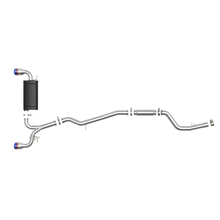 aFe Power Takeda 3 IN to 2-1/2 IN 304 Stainless Steel Cat-Back Exhaust System Toyota Supra (A90) 2020 L6-3.0L (t)