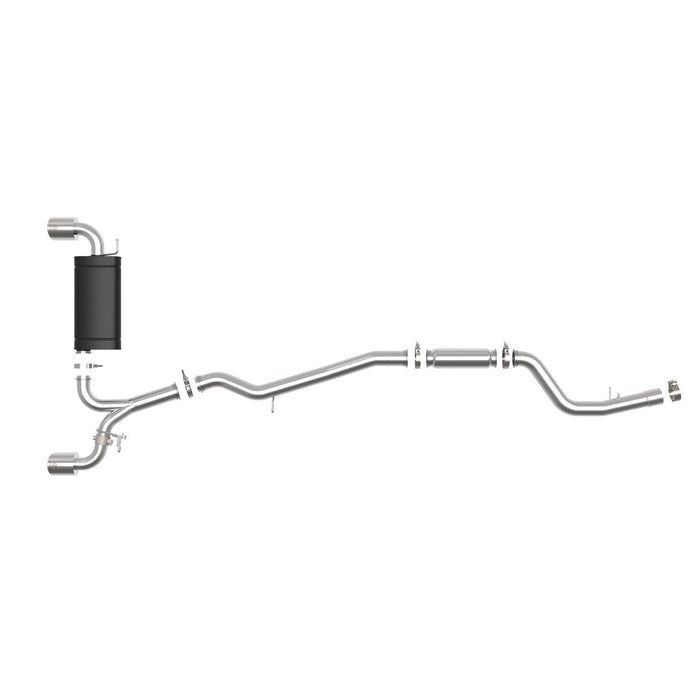 aFe Power Takeda 3 IN to 2-1/2 IN 304 Stainless Steel Cat-Back Exhaust System Toyota Supra (A90) 2020 L6-3.0L (t)