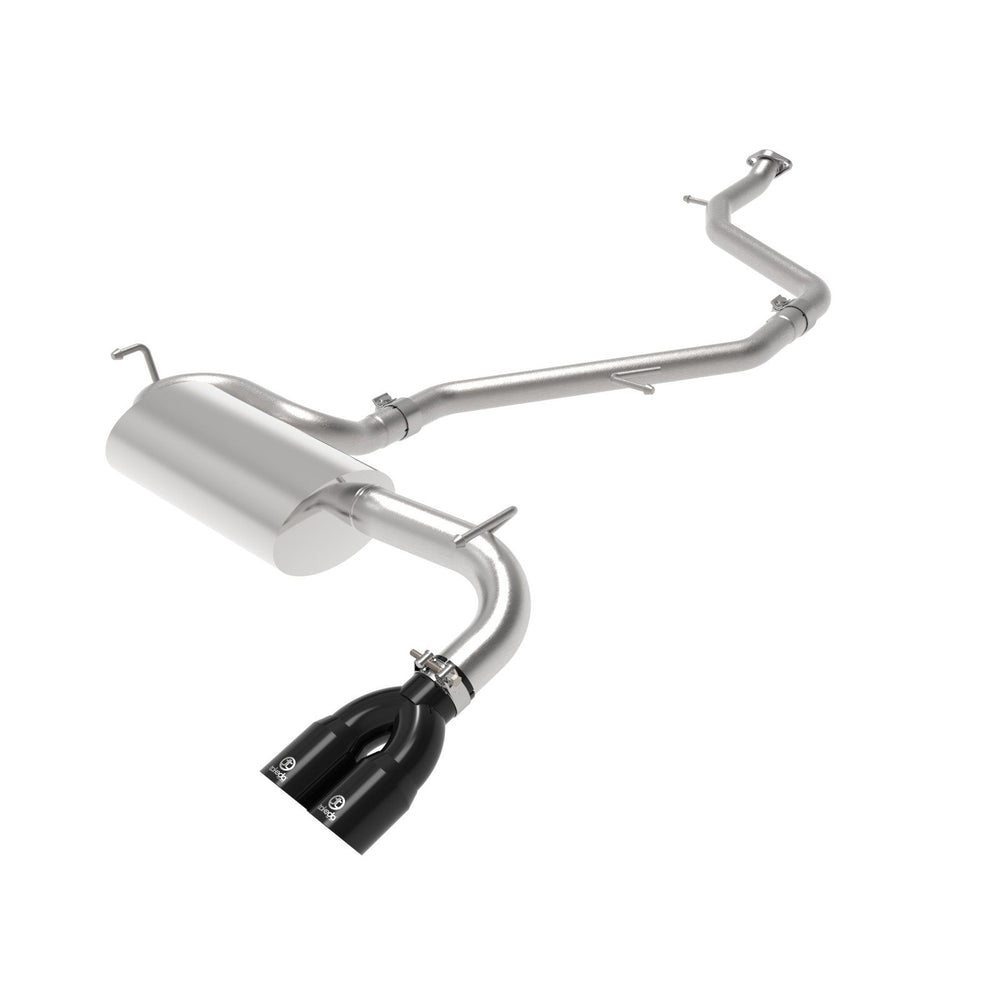 aFe Power Takeda 2 IN to 2-1/2 IN 304 Stainless Steel Cat-Back Exhaust System Toyota C-HR 18-20 L4-2.0L