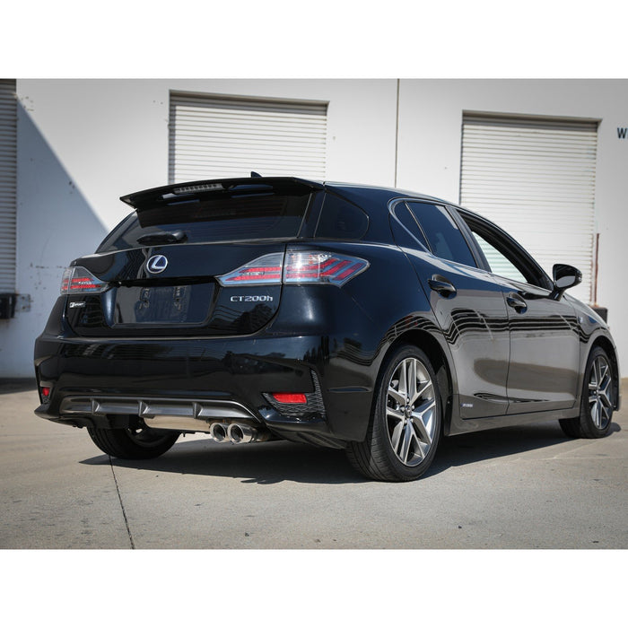 aFe Power Takeda 2 IN to 2-1/2 IN 304 Stainless Steel Cat-Back Exhaust System Lexus CT200h 11-17 L4-1.8L