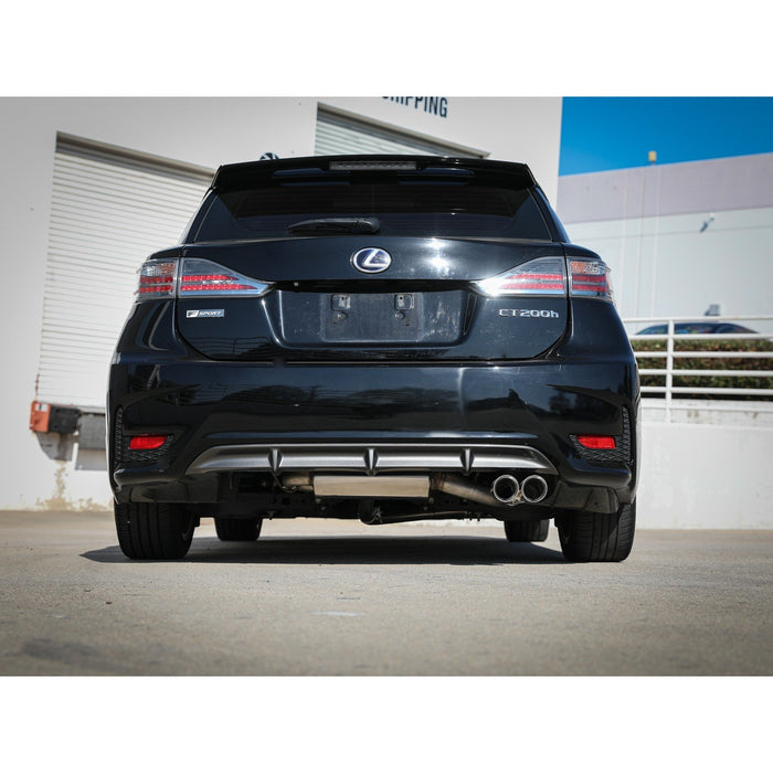 aFe Power Takeda 2 IN to 2-1/2 IN 304 Stainless Steel Cat-Back Exhaust System Lexus CT200h 11-17 L4-1.8L