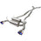 aFe Power Takeda 2-1/2 IN 304 Stainless Steel Cat-Back Exhaust System Infiniti G37 08-13/Q60 14-15 V6-3.7L (VQ37VHR)