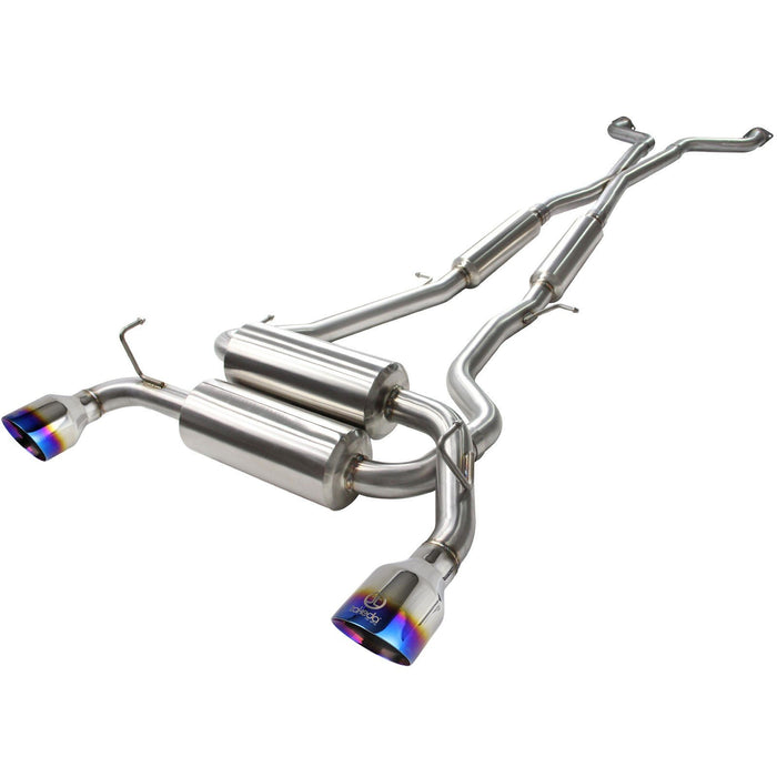 aFe Power Takeda 2-1/2 IN 304 Stainless Steel Cat-Back Exhaust System Infiniti G37 08-13/Q60 14-15 V6-3.7L (VQ37VHR)