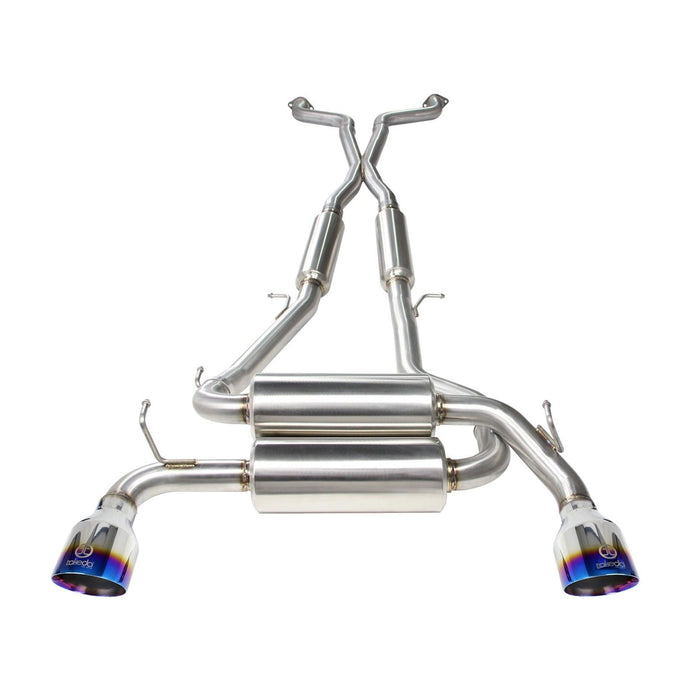 aFe Power Takeda 2-1/2 IN 304 Stainless Steel Cat-Back Exhaust System Infiniti G37 08-13/Q60 14-15 V6-3.7L (VQ37VHR)