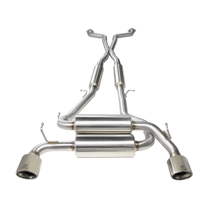 aFe Power Takeda 2-1/2 IN 304 Stainless Steel Cat-Back Exhaust System Infiniti G37 08-13/Q60 14-15 V6-3.7L (VQ37VHR)