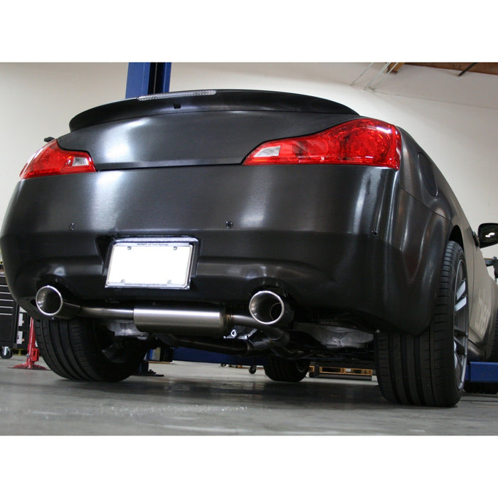 aFe Power Takeda 2-1/2 IN 304 Stainless Steel Cat-Back Exhaust System Infiniti G37 08-13/Q60 14-15 V6-3.7L (VQ37VHR)