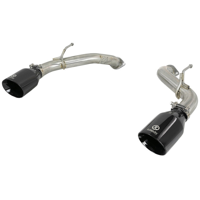 aFe Power Takeda 2-1/2 IN 304 Stainless Steel Axle-Back Exhaust System Infiniti Q50 16-20 V6-3.0L (tt)