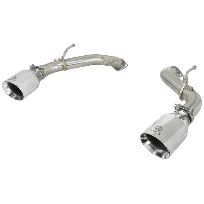 aFe Power Takeda 2-1/2 IN 304 Stainless Steel Axle-Back Exhaust System Infiniti Q50 16-20 V6-3.0L (tt)