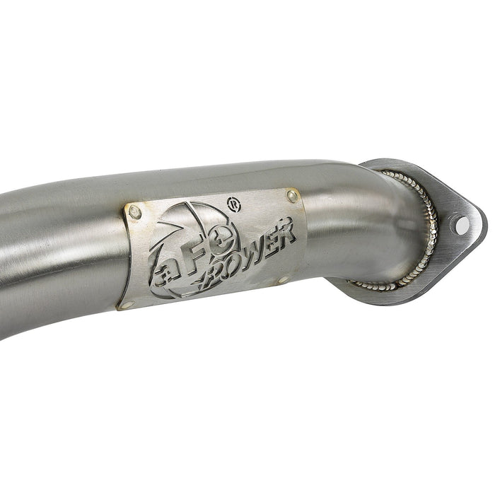 aFe Power Takeda 2-1/2 IN 304 Stainless Steel Axle-Back Exhaust System Infiniti Q50 16-20 V6-3.0L (tt)