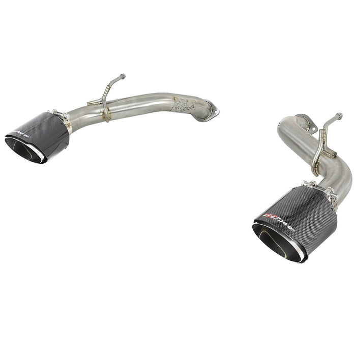 aFe Power Takeda 2-1/2 IN 304 Stainless Steel Axle-Back Exhaust System Infiniti Q50 16-20 V6-3.0L (tt)